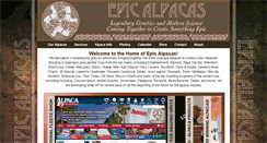 Desktop Screenshot of epicalpacas.com